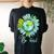 Be Kind Daisy Earth Hippie Flower Child Women's Oversized Comfort T-Shirt Back Print Black