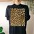 Leopard Spots Animal Print Halloween Costume Women's Oversized Comfort T-Shirt Back Print Black