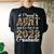 Proud Aunt Of A Class Of 2023 Graduate Leopard Senior 2023 Women's Oversized Comfort T-Shirt Back Print Black