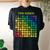 Rainbow Grid Of Prime Numbers School Teacher Women's Oversized Comfort T-shirt Back Print Black