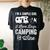 Im A Simple Girl Love Dogs Camping And Wine Camper Women's Oversized Comfort T-Shirt Back Print Black