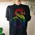 Squirrels Are Love Lgbt Rainbow Pride Women's Oversized Graphic Back Print Comfort T-shirt Black