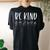 Stop Bullying Kindness Matters Be Kind Sign Language Women's Oversized Comfort T-Shirt Back Print Black
