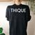 Thique Healthy Body Proud Thick Woman Women's Oversized Comfort T-shirt Back Print Black