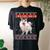 Ugly Sweater Christmas Pomeranian Dog Puppy Xmas Pajama Women's Oversized Comfort T-shirt Back Print Black