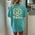 60 And Fabulous Happy Birthday To Me 60Th Birthday Women's Oversized Comfort T-shirt Back Print Chalky Mint