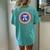 Captain Pi Cool Math Mathematics Science Teacher Women's Oversized Comfort T-shirt Back Print Chalky Mint