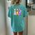 Cute Bowling Pin Halloween Spooky Costume Women's Oversized Comfort T-shirt Back Print Chalky Mint