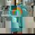 Embrace Neurodiversity Rainbow Autism Awareness Women's Oversized Comfort T-shirt Back Print Chalky Mint