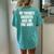 My Fav Daughter Gave Me This Father Dad Women's Oversized Comfort T-shirt Back Print Chalky Mint