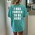 I Was Forced To Be Here Jokes Sarcastic Women's Oversized Comfort T-shirt Back Print Chalky Mint