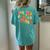 Groovy Last Day Of School Schools Out For Summer Teacher Women's Oversized Comfort T-Shirt Back Print Chalky Mint