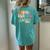 Middle School Rocks Students Teacher Back To School Women's Oversized Comfort T-shirt Back Print Chalky Mint