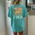 Peace Out Seven I'm 8 Groovy 8Th Happy Birthday Boy Girl Women's Oversized Comfort T-shirt Back Print Chalky Mint