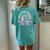 Peace Out Single Digits I'm 10 Tie Dye Birthday Girl Women's Oversized Comfort T-shirt Back Print Chalky Mint