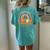 Rainbow I Teach The Cutest Pumpkins In The Patch Fall Season Women's Oversized Comfort T-shirt Back Print Chalky Mint