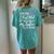 Sometimes I Feel Old But Then I Realize My Sister Is Older Women's Oversized Comfort T-Shirt Back Print Chalky Mint