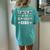 Uncle Of The Birthday Girl Cow Matching Cowgirl Women's Oversized Comfort T-Shirt Back Print Chalky Mint