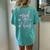 Wedding Bachelorette Party For Maid Of Honor From Bride Women's Oversized Comfort T-Shirt Back Print Chalky Mint