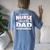 My Favorite Nurse Calls Me Dad Fathers Day For Grandpa Dad Women's Oversized Comfort T-Shirt Back Print Blue Jean