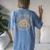 Lahaina Strong Maui Hawaii Old Banyan Tree Saving Squad Girl Women's Oversized Comfort T-shirt Back Print Blue Jean