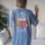 Vegan Animal Rights Be Kind To Every Kind Women's Oversized Comfort T-Shirt Back Print Blue Jean