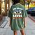 3Rd Grade Level Unlocked Video Game Back To School Boys Women's Oversized Comfort T-shirt Back Print Moss