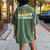 Flower Groovy And Read Books Be Kind Stay Weird 2023 Women's Oversized Comfort T-Shirt Back Print Moss