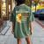 Groovy National Assisted Living Week 2023 Retro Vintage Women's Oversized Comfort T-shirt Back Print Moss