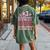 Howdy Vintage Rodeo Western Country Southern Cowgirl Outfit Women's Oversized Comfort T-Shirt Back Print Moss