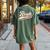 Rush Surname Vintage Retro Boy Girl Women's Oversized Comfort T-shirt Back Print Moss