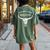 Western Country This Girl Likes Rodeo Howdy Vintage Cowgirl Women's Oversized Comfort T-Shirt Back Print Moss