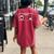 Funny Feed Eggs I Think You Should Leave Gifts For MenWomen Women's Oversized Comfort T-shirt Back Print Crimson