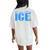 Fire And Ice Costume Halloween Family Matching Women's Oversized Comfort T-Shirt Back Print Ivory