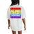 Be Kind Unity Day Inclusive Antibully Fidget Toy Pop Women's Oversized Comfort T-Shirt Back Print Ivory