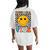 Seven Is A Vibe 7Th Birthday Groovy Boys Girls 7 Years Old Women's Oversized Comfort T-Shirt Back Print Ivory