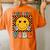 Eight Is A Vibe 8Th Birthday Groovy Boys Girls 8 Years Old Women's Oversized Comfort T-Shirt Back Print Yam