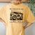 50 Years Of Hip Hop 50Th Anniversary Of Rap Women's Oversized Comfort T-Shirt Back Print Mustard