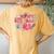 In My 6Th Grade Era Back To School First Day Teacher Women's Oversized Comfort T-Shirt Back Print Mustard