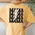 Baseball Mama Distressed Lightning Bolt Mom Women's Oversized Comfort T-Shirt Back Print Mustard