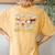 Be A Friend Not A Bully Groovy No Bullying Unity Day Orange Women's Oversized Comfort T-Shirt Back Print Mustard