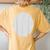 Donkey Body Easy Costume Women's Oversized Comfort T-Shirt Back Print Mustard