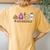 Gi Endo Squad Goals Gi Nurse Colonoscopy Endoscopy Rn Women's Oversized Comfort T-Shirt Back Print Mustard