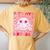 Groovy It's My Birthday Ns Girls Kid Bday Flower Women's Oversized Comfort T-Shirt Back Print Mustard