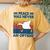 Murder Duck Peace Was Never An Option Duck With Knife Meme Women's Oversized Comfort T-Shirt Back Print Mustard