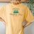 Nurse Respiratory Therapist Christmas Rt Xmas Trees Icu Rrt Women's Oversized Comfort T-Shirt Back Print Mustard