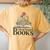 I Read Banned Books Womens Women's Oversized Comfort T-Shirt Back Print Mustard