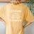 Red Kindness Kindness Is Free Sprinkle It Be Kind Women's Oversized Comfort T-Shirt Back Print Mustard