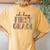 Retro Oh Hey First Grade Leopard Back To School Teachers Women's Oversized Comfort T-Shirt Back Print Mustard