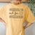 Teacher End Of Year Schools Out For Summer Last Day Women's Oversized Comfort T-Shirt Back Print Mustard